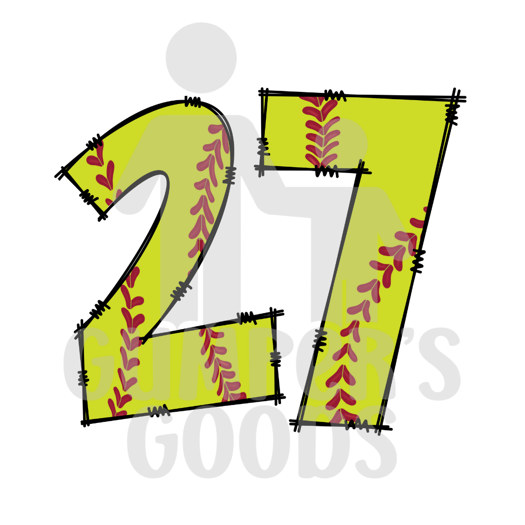 Softball Bag Tag
