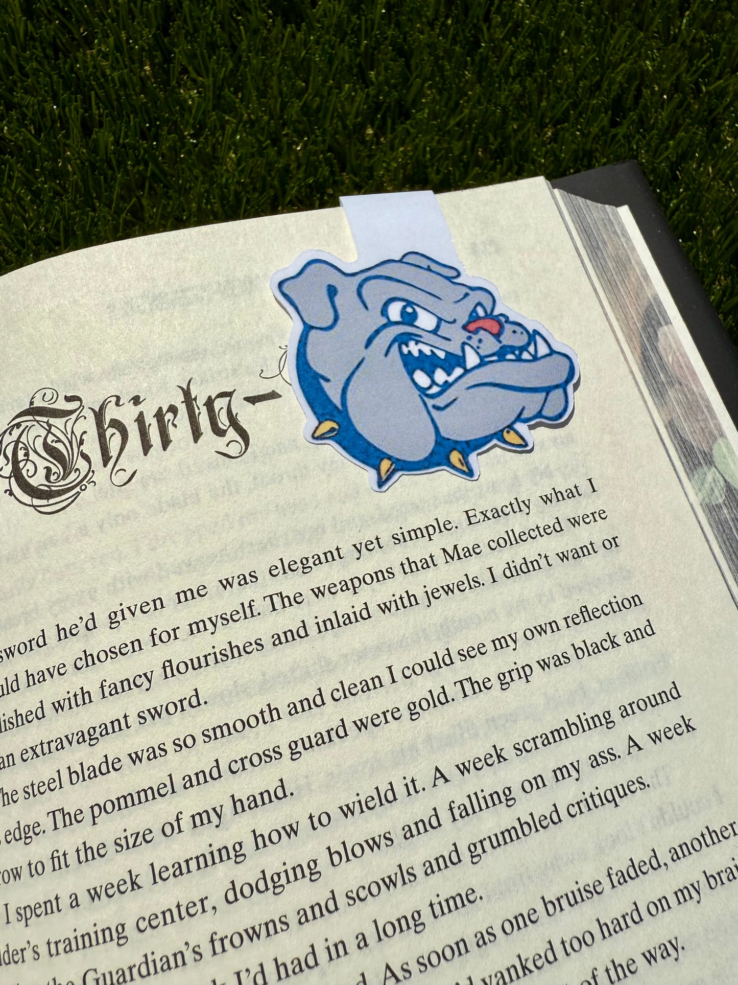 School Spirit Folding Magnetic Bookmark