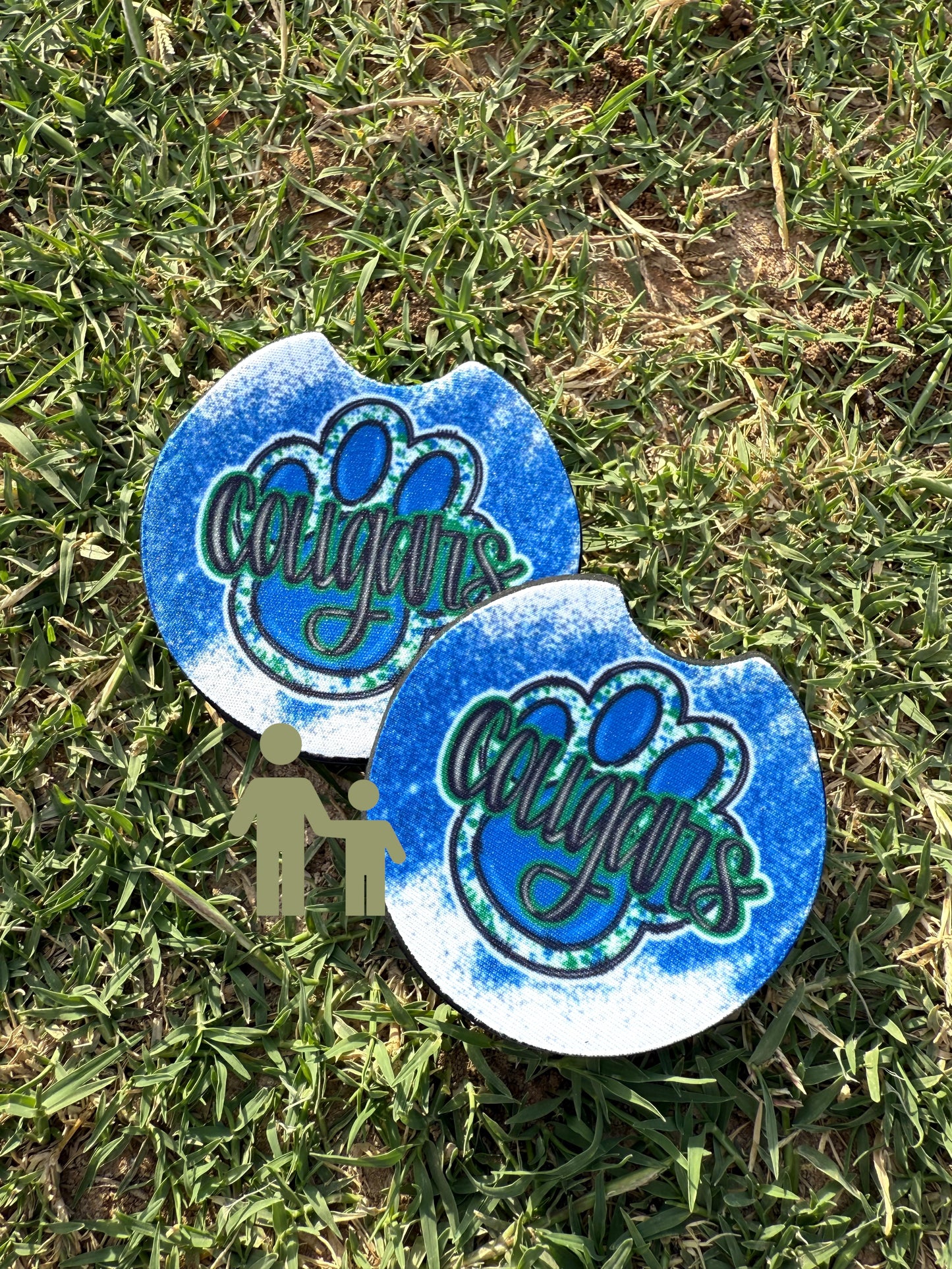 School Spirit Car Coasters