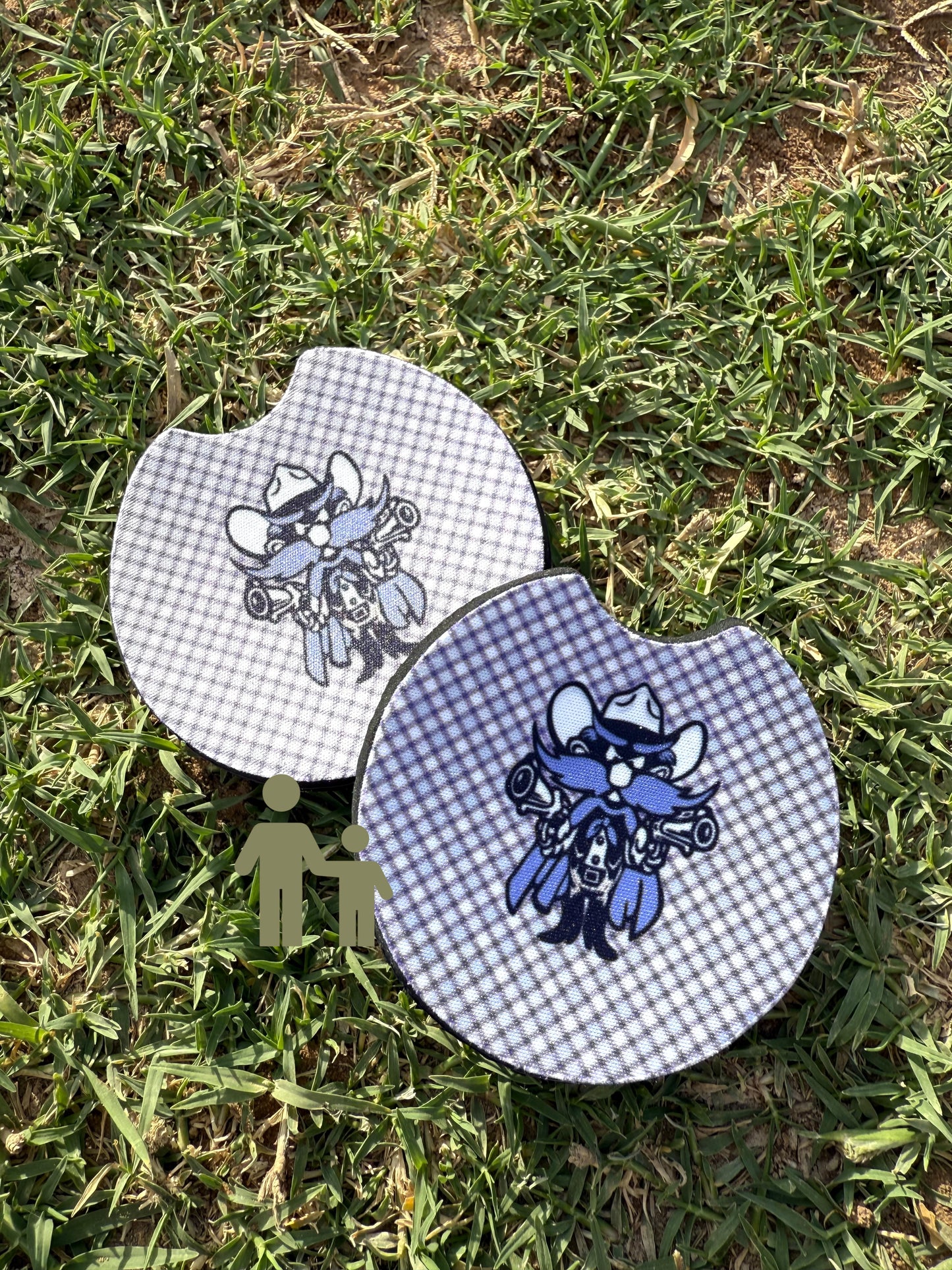 School Spirit Car Coasters