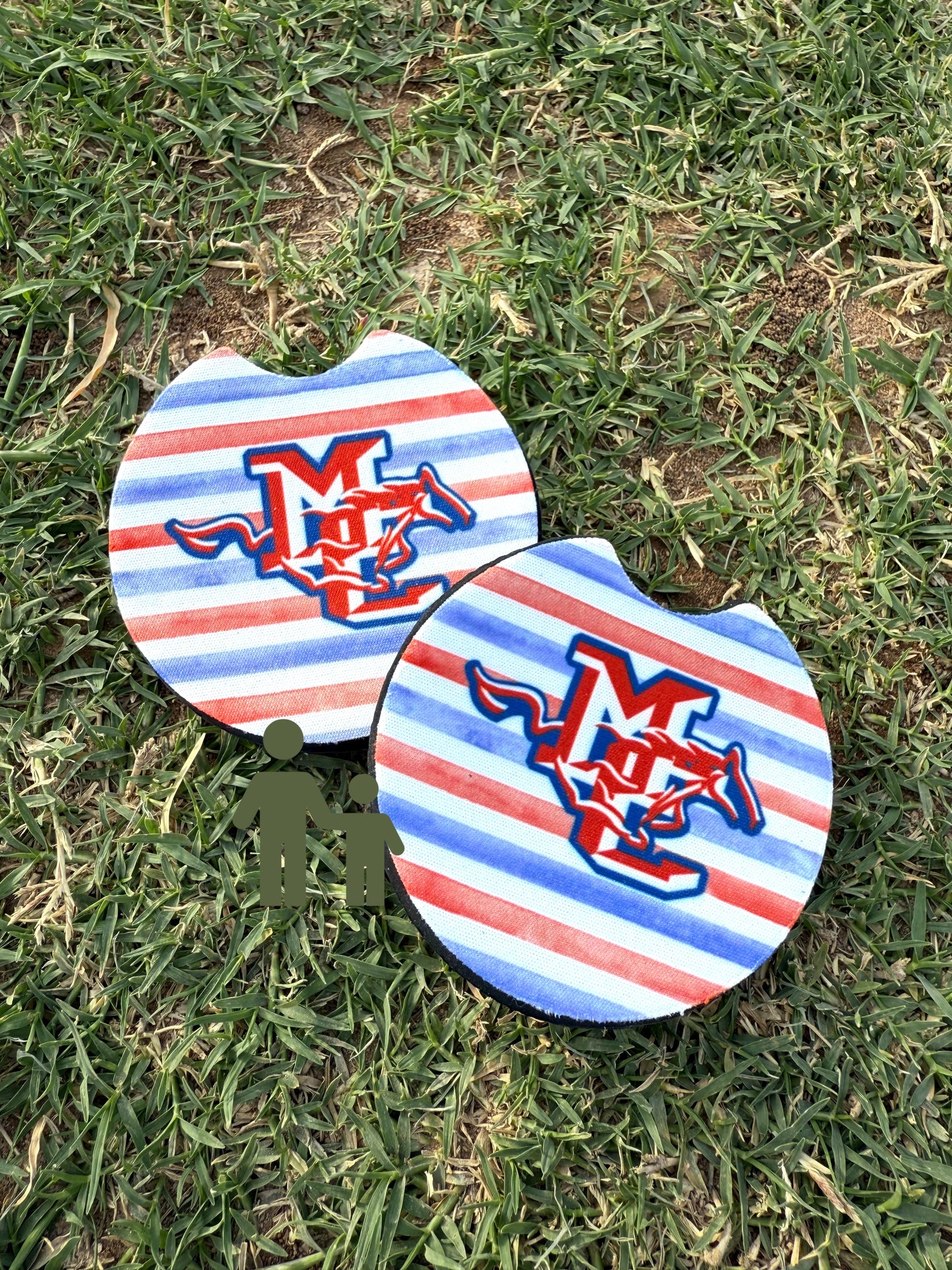 School Spirit Car Coasters