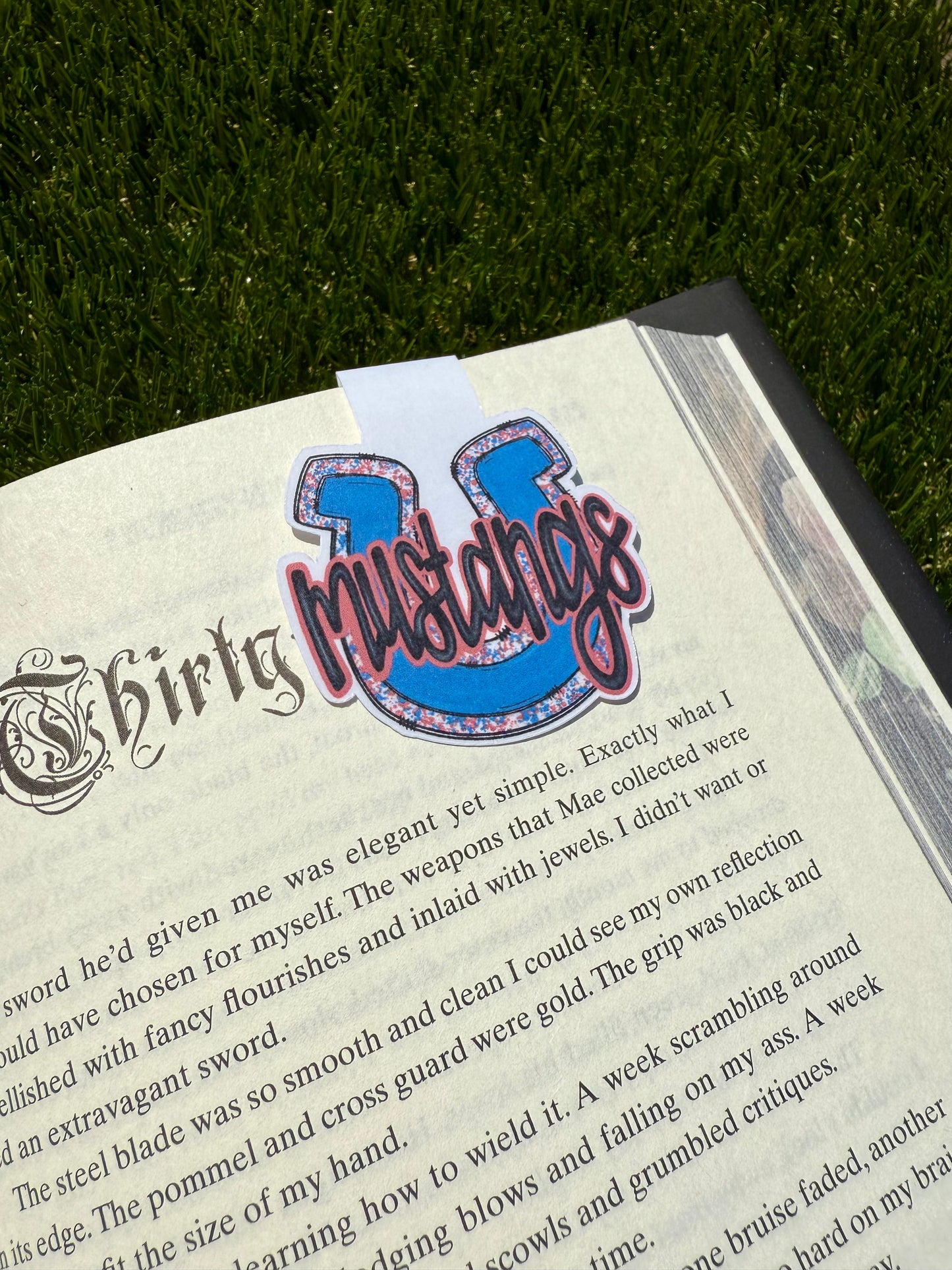 School Spirit Folding Magnetic Bookmark