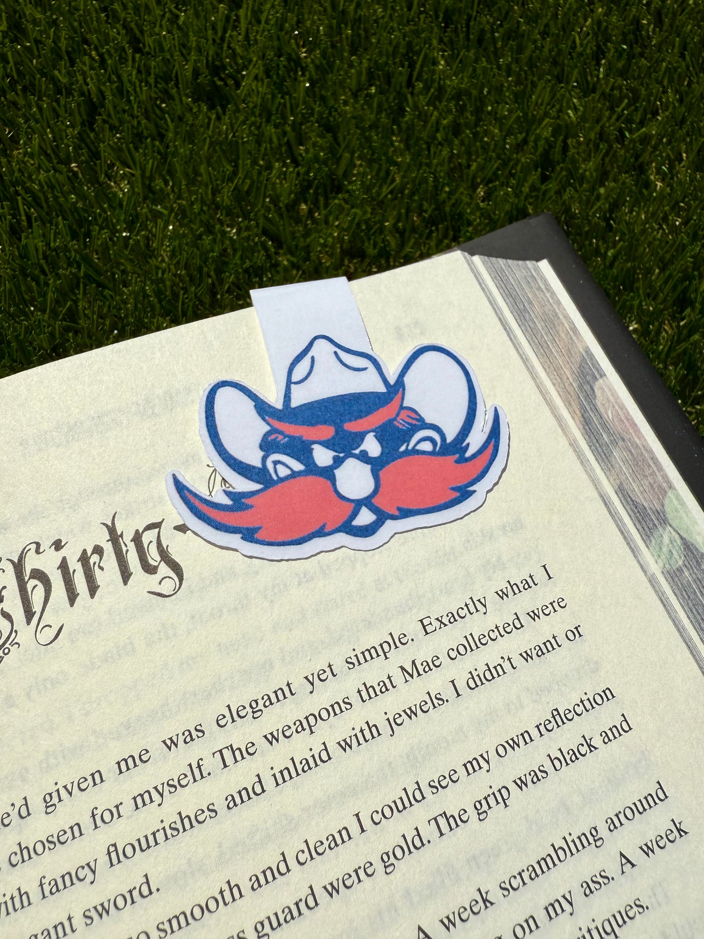School Spirit Folding Magnetic Bookmark