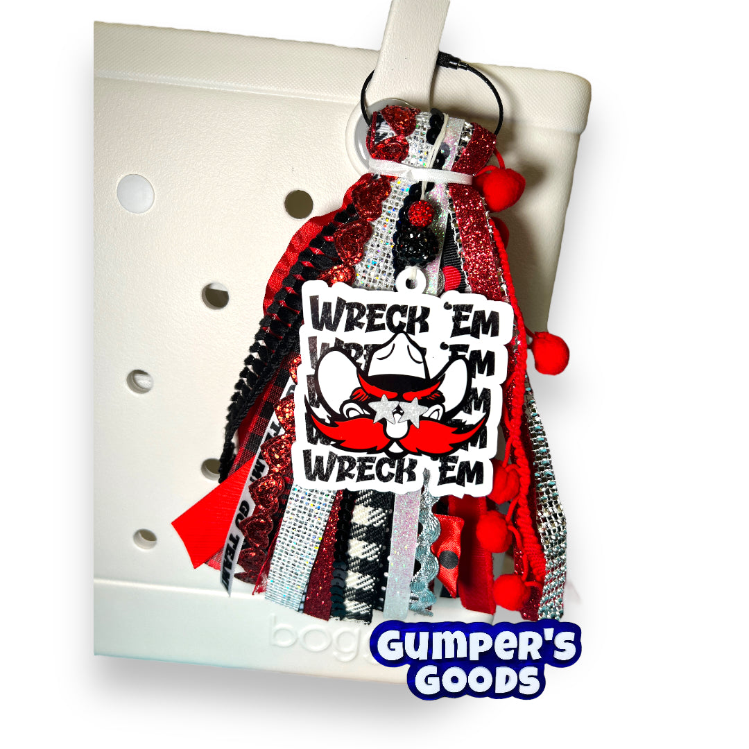 Texas Tech Bag Tag
