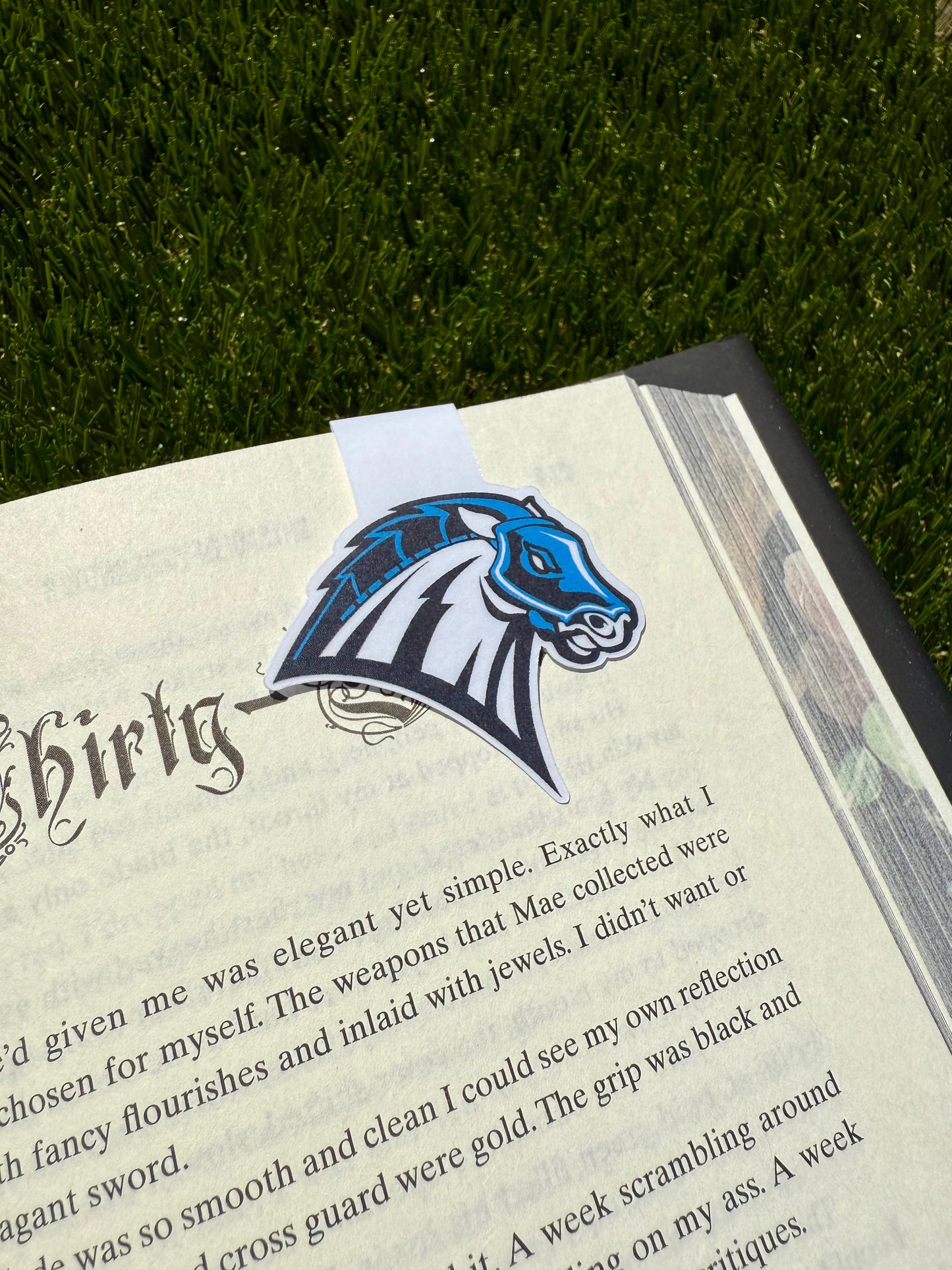 School Spirit Folding Magnetic Bookmark