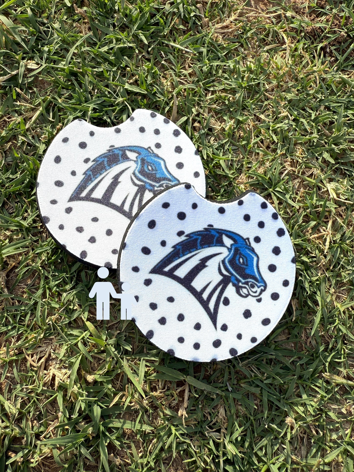 School Spirit Car Coasters