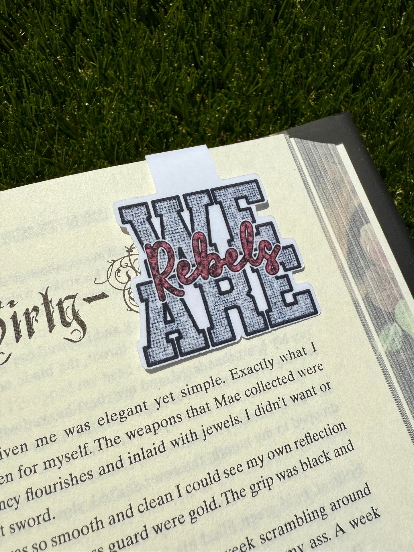 School Spirit Folding Magnetic Bookmark