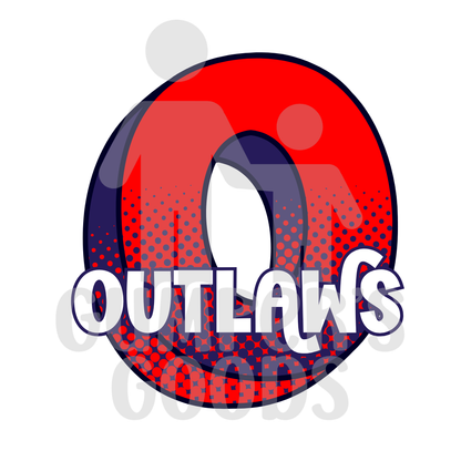 Greenwood Outlaws Bag Tag