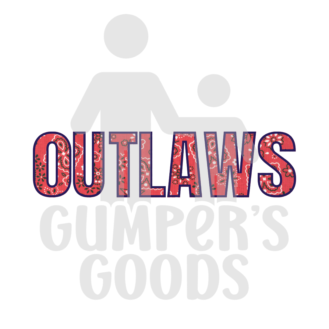 Greenwood Outlaws Bag Tag