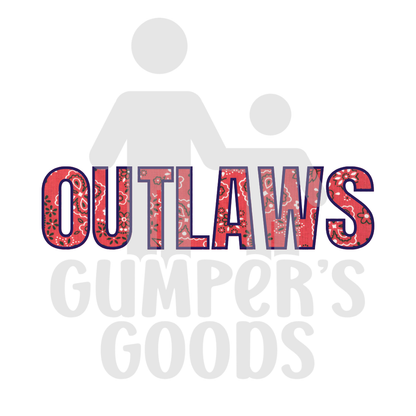 Greenwood Outlaws Bag Tag