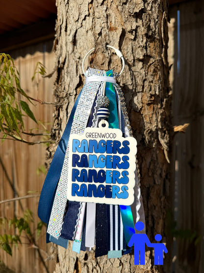 Greenwood Rangers Bag Tag