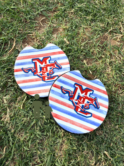 School Spirit Car Coasters