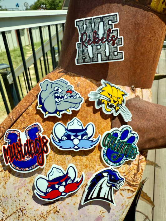 School Spirit Acrylic Magnets
