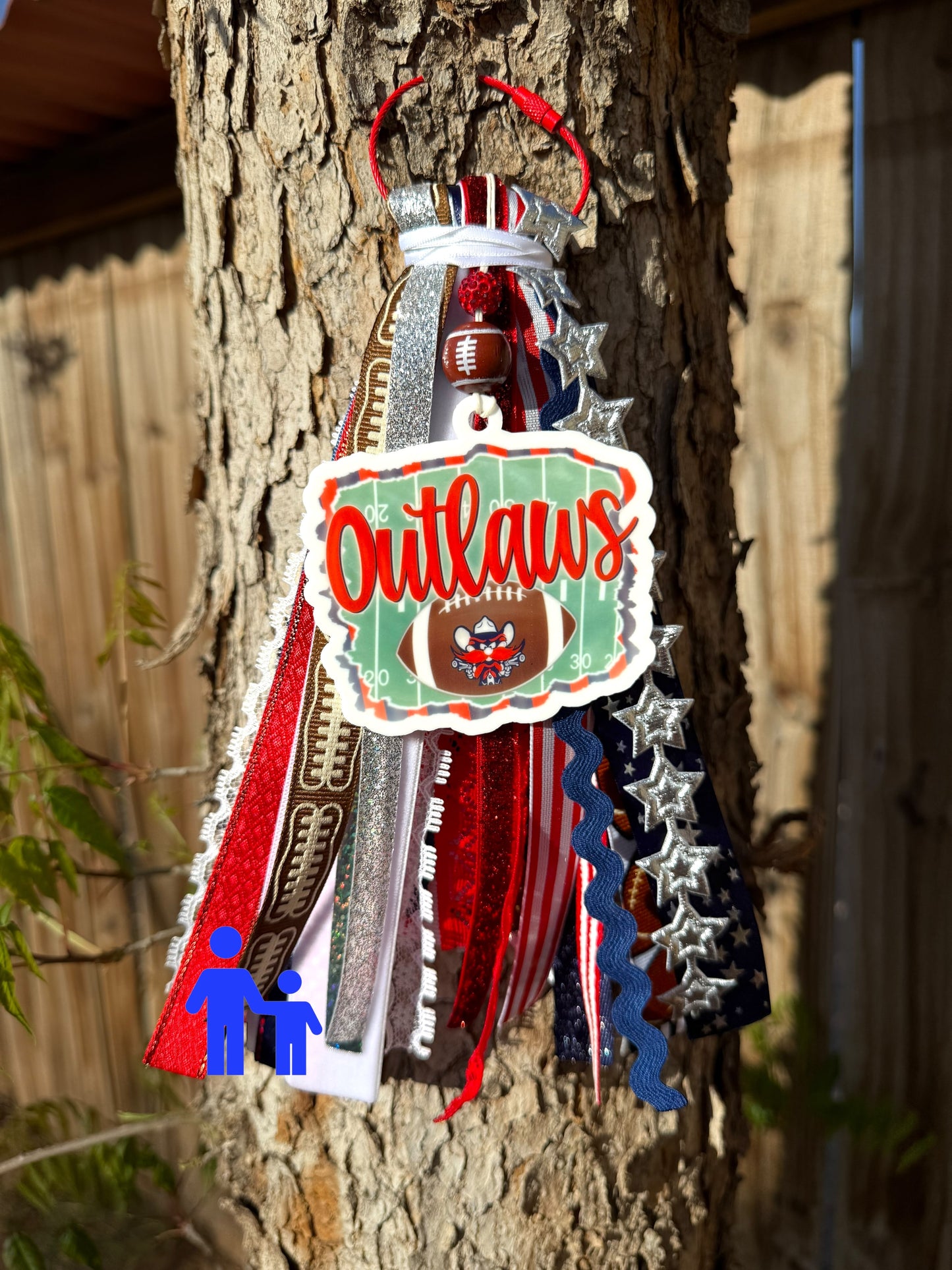 Greenwood Outlaws Bag Tag