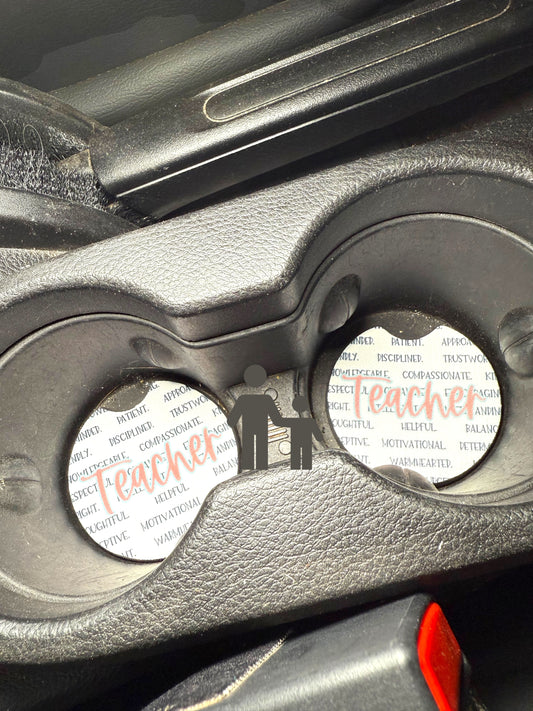 Teacher Car Coasters